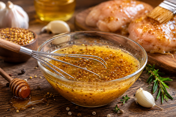 Honig-Senf-Marinade für Hendl