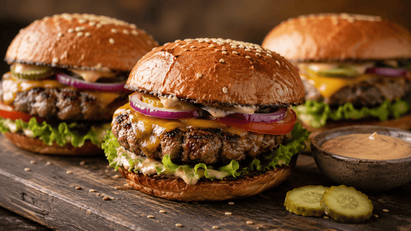 Saftige Burger vom Grill