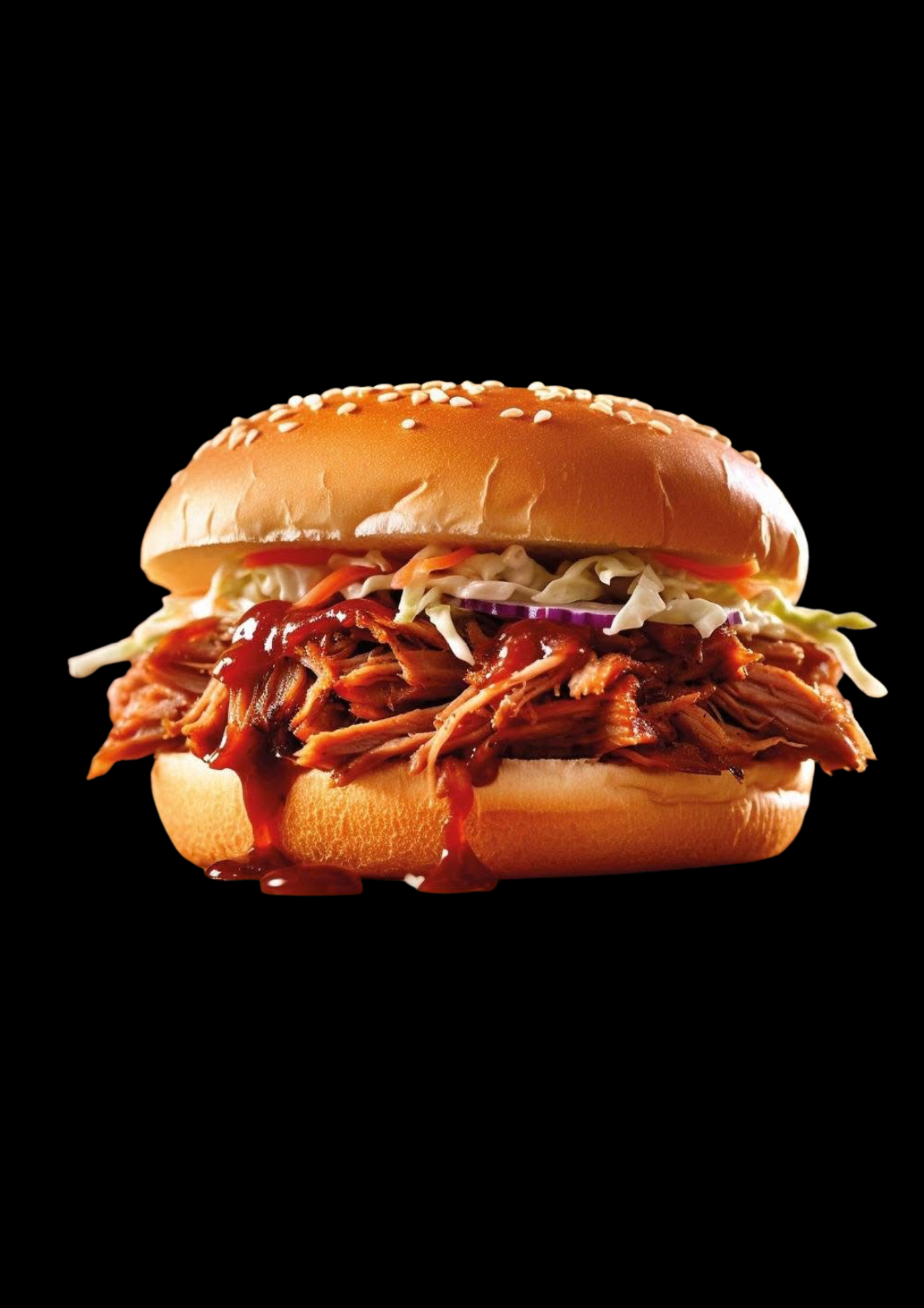 Pulled Pork Burger vom Smoker 20-40 Portionen